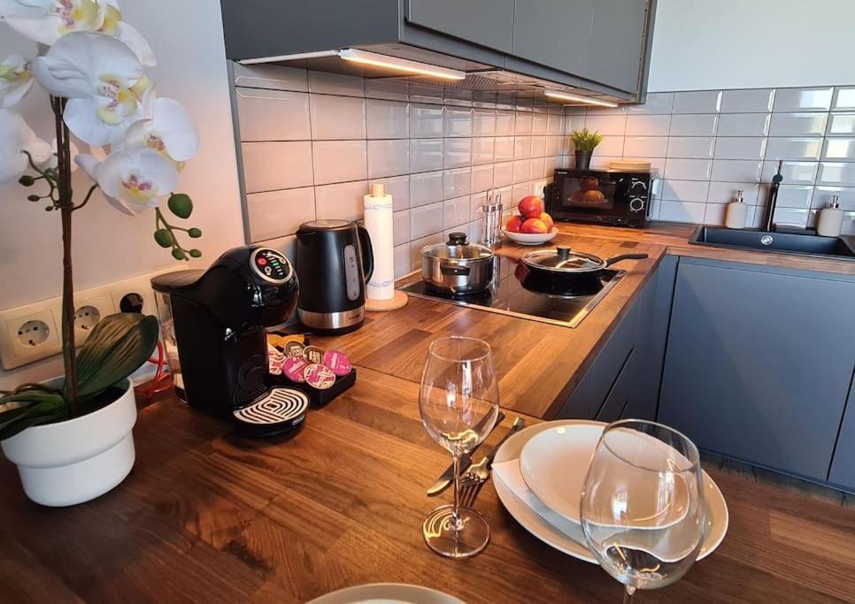 Stylish Apartment With Parking & Spacious Balcony Riga Extérieur photo